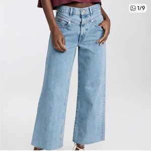 Slver Lake Grace Crop Light Blue Jeans, 28